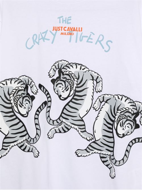 T-shirt uomo con stampa JUST CAVALLI | 80OAHT24CJ518003